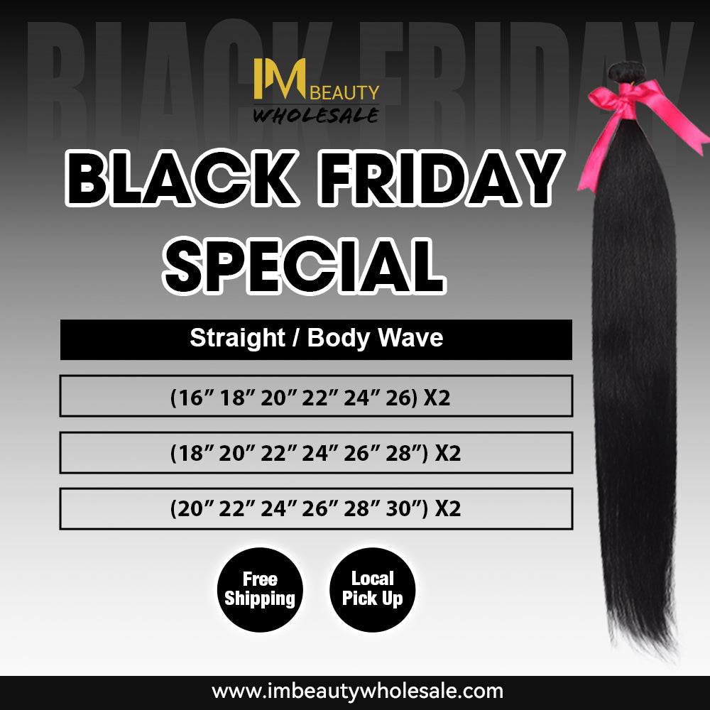 12pcs Bundle Deal Straight / Body Wave