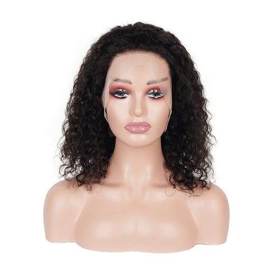 13x4 full frontal bob water wave wig