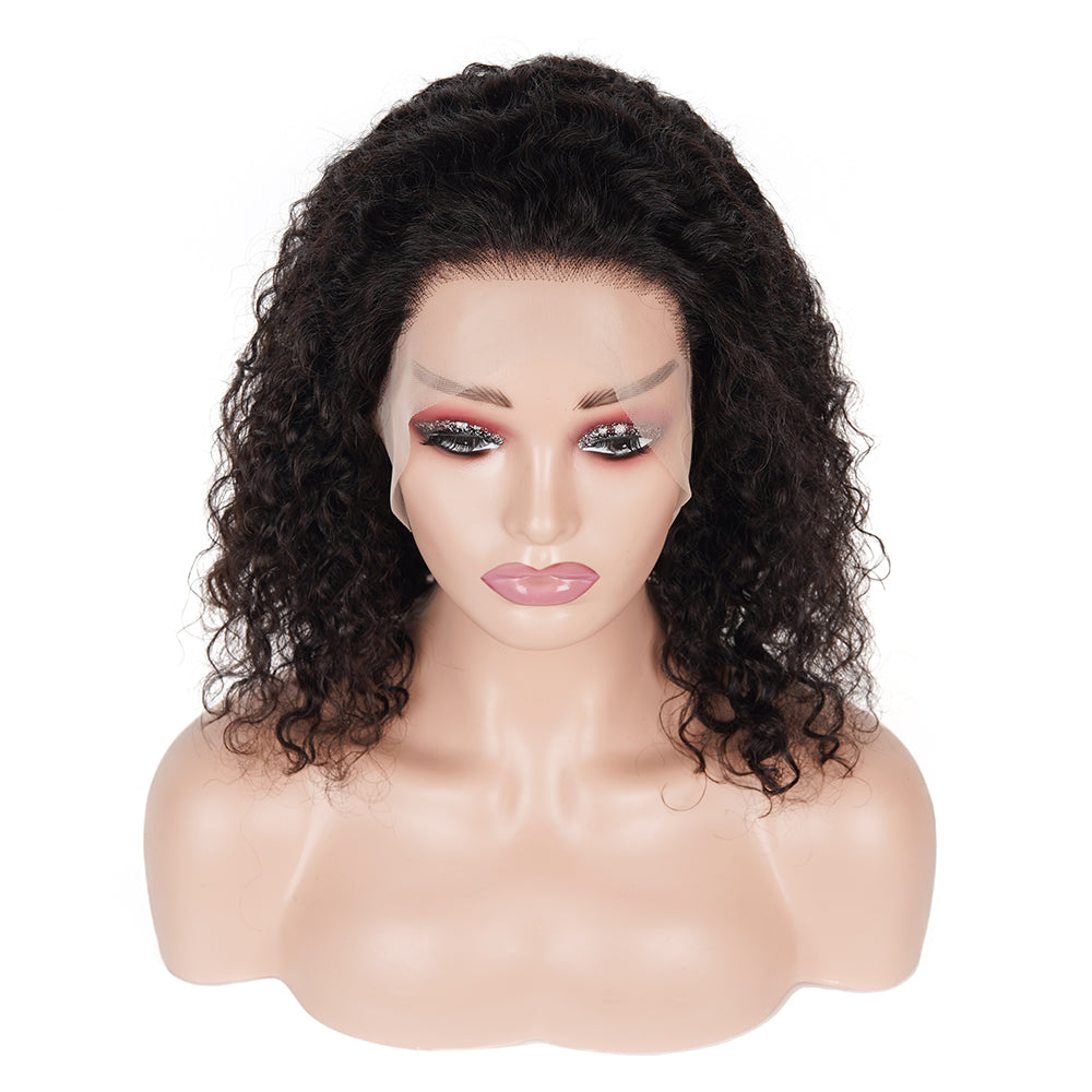 13x4 full frontal bob water wave wig