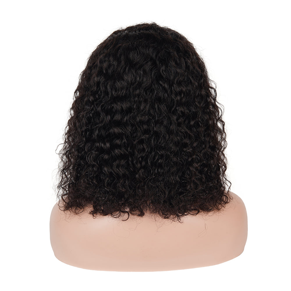 13x4 full frontal bob water wave wig