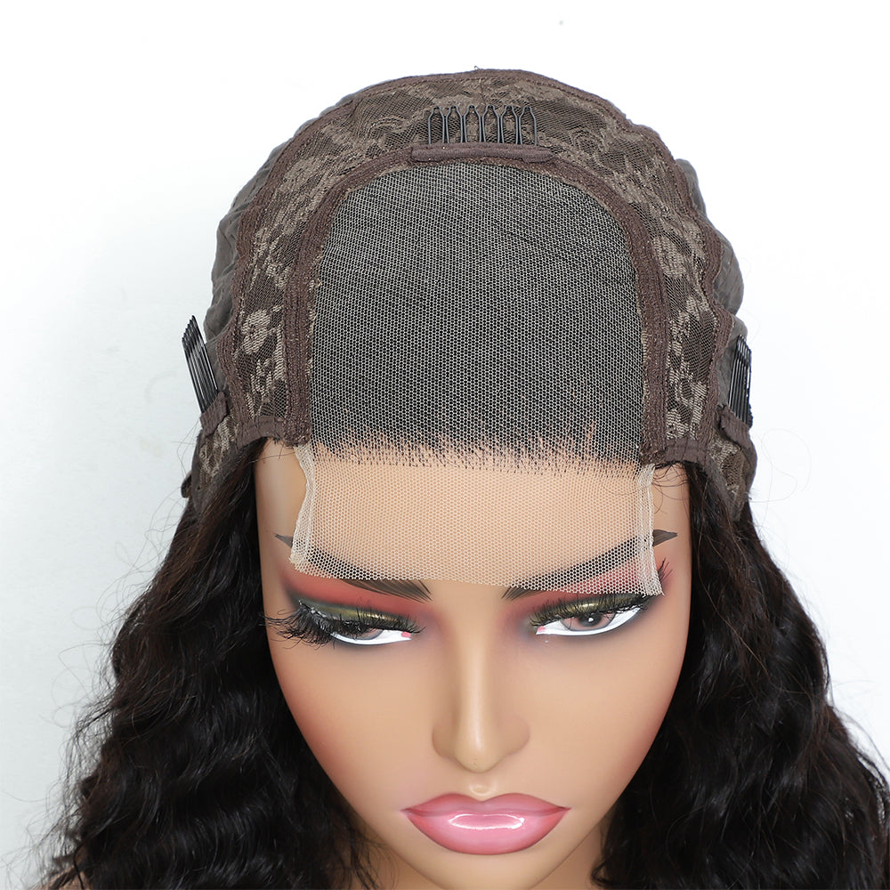 4*4 Closure Wig Deep Wave