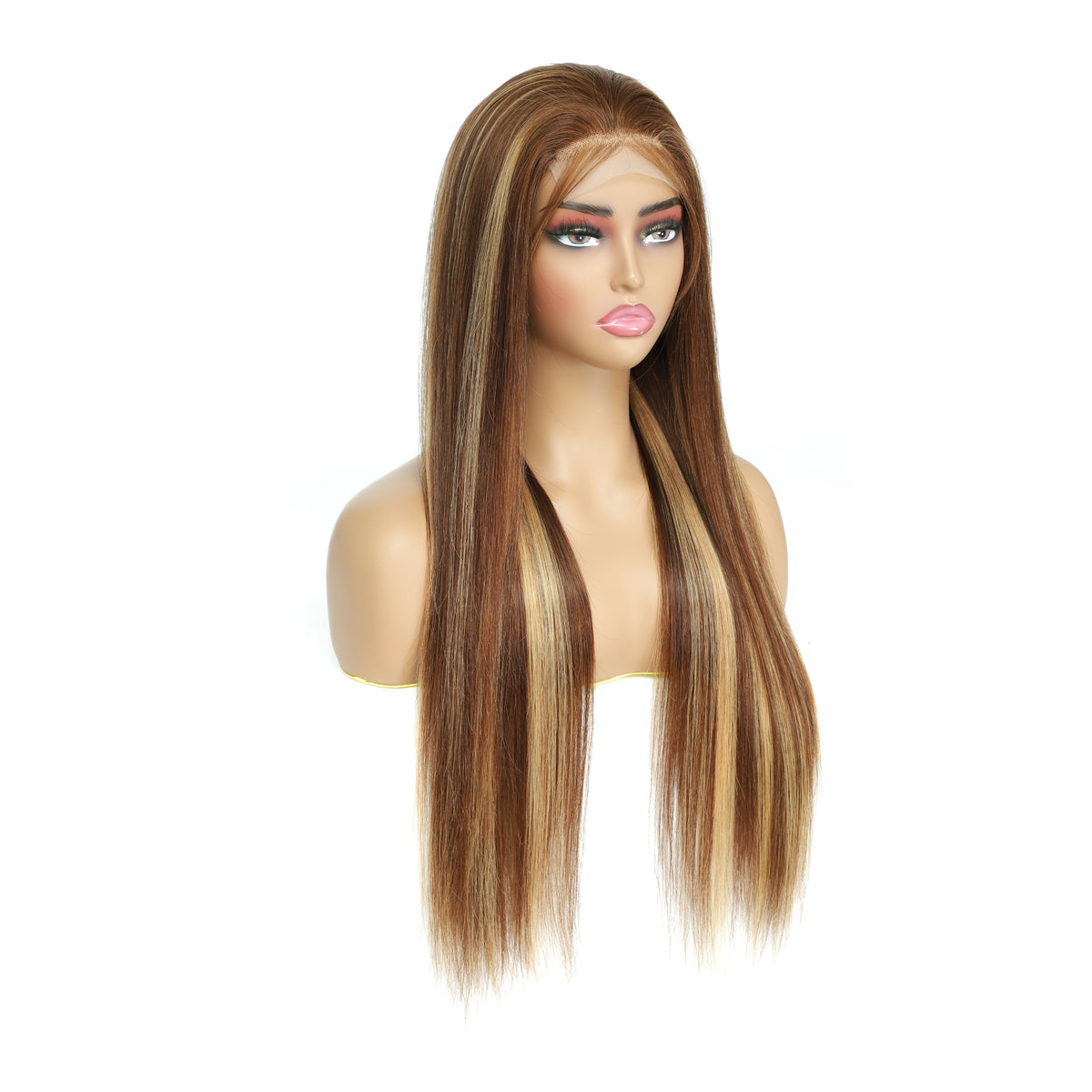 HD Highlight 4*4 Closure Wig Straight