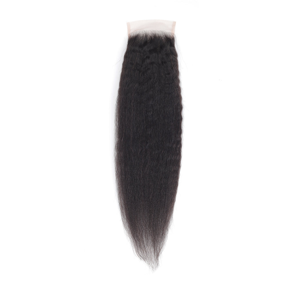4*4 Closure kinky straight