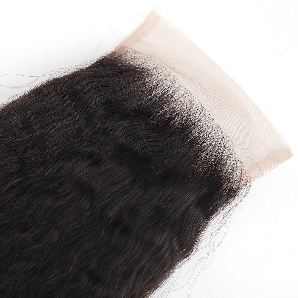 4*4 Closure kinky straight