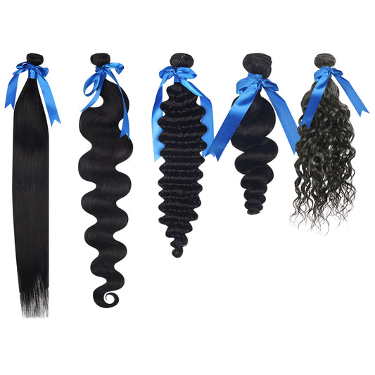 11A Salon Grade 5 Textures 500g Virgin Hair Sample Pack