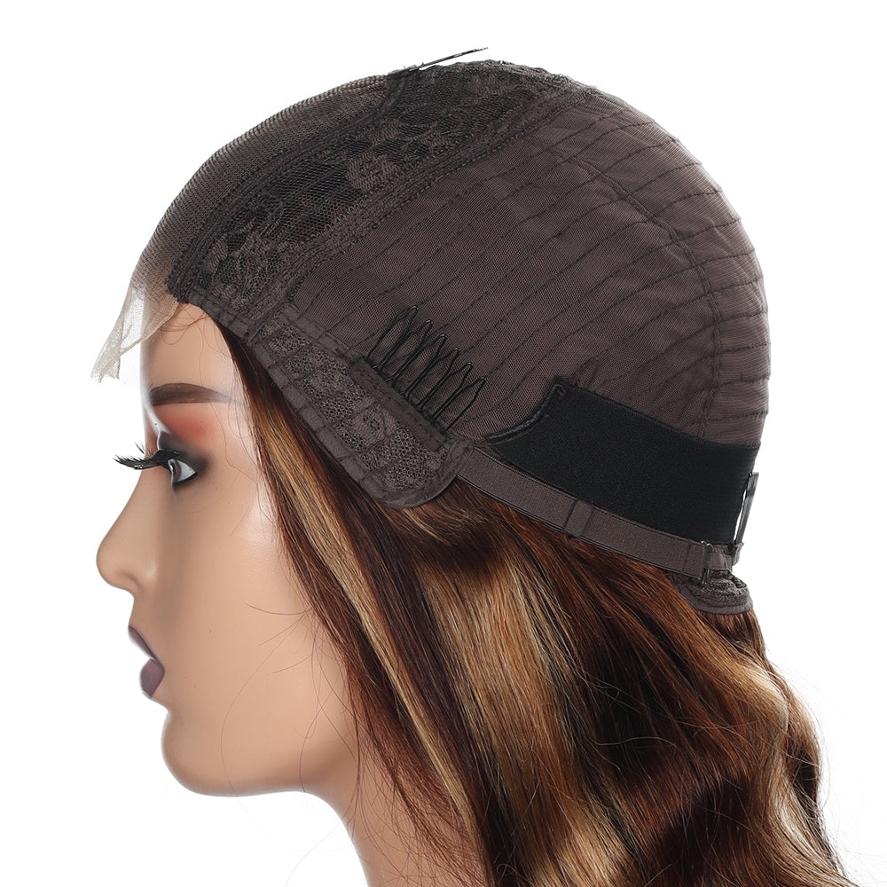 HD Highlight 4*4 Closure Wig Straight